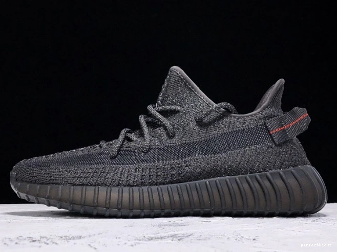 V2 350 Black Adidas Static FU9007 Boost Yeezy (Reflective) - 0813